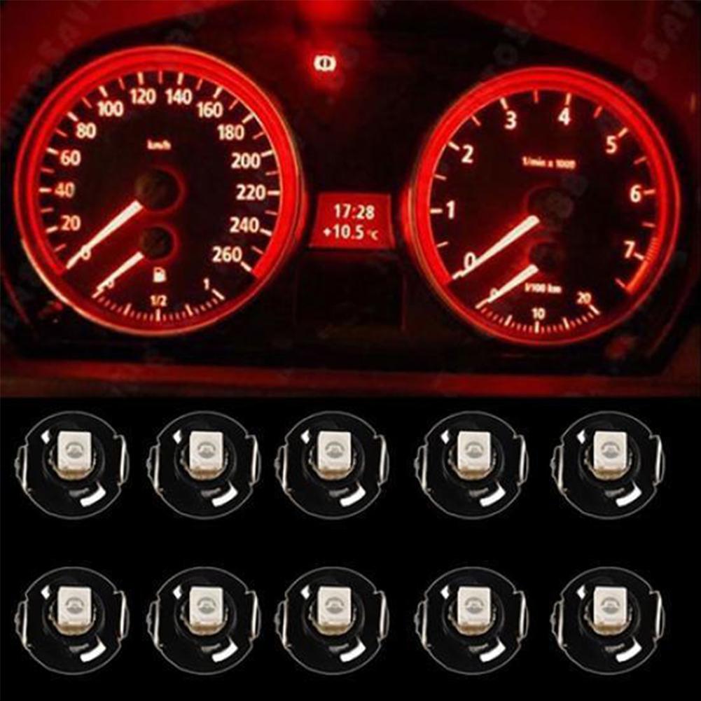 10 Pièces T4.2 12V Ampoule LED Feux de Tableau de Bord de Voiture Lampes de Panneau d'Instruments