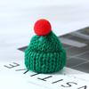 Korean Style Knitted Wool Hat with DIY Pompom Decoration - Mini Christmas Accessory
