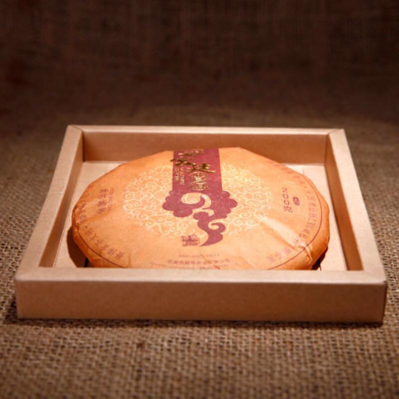 2009 Yunnan Pu Erh Ripe Tea Cake 200g Aged Chinese Fermented Tea