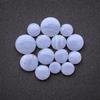 Bulk Blue Lace Agate Cabochons – Round Gemstone Lot for Jewelry Making