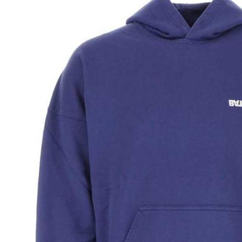 Balenciaga Turn Hoodie Wide Fit 'Blue' Men's 674986TNVB64388