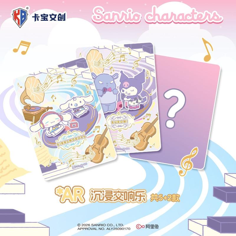 Official Genuine Sanrio Manxing Time Series Card Anime Peripheral Collection Exquisite Toy Card Holiday Gifts Box