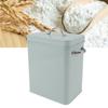 Metal Laundry Room Container with Dual Side Handles with Spoon Lid Farmhouse Laundry Powder Container for Washing Powder Rice Dog Food