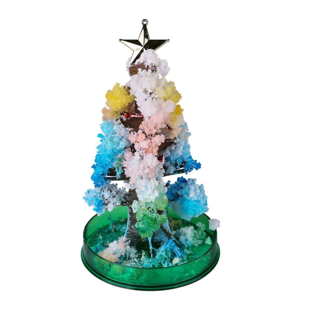 Pom de Crăciun în creștere magică DIY distracție jucărie cadou de Crăciun pentru adulți, copii, acasă, festival, petrecere, recuzită, mini brad