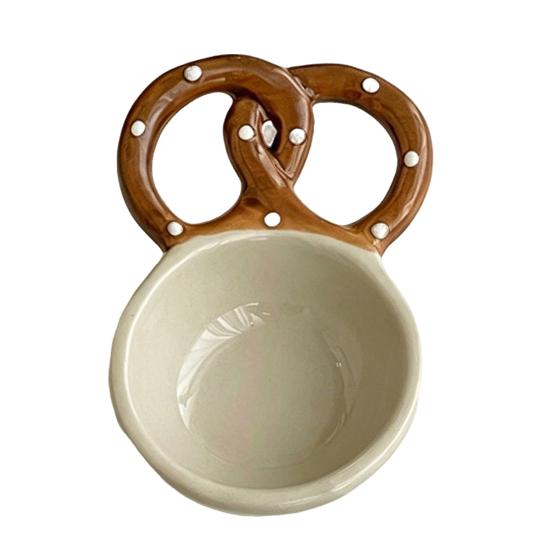 

Bread Shape Sauce Dish Ceramic Dipping Sauce Bowl for Hot Pot BBQ Sushi Dishwasher Safe Cute Mini Serving Bowl for Home Party Restaurant D
