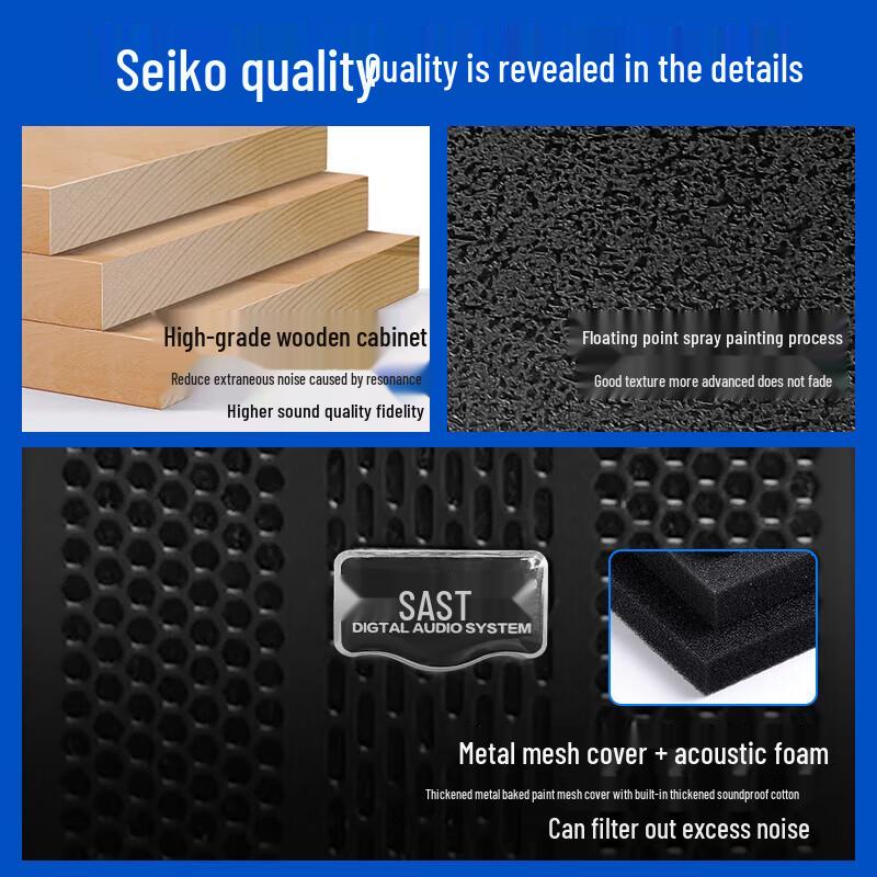 SAST Professional Conference Room Audio System with Wireless Mics (SH-413) CN Plug (adapter Included)