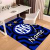 Custom Personalization Inter Milan Print Area Rug - Soft, Washable Non-Slip Indoor Mat,Living Room,Home&Office Decorative Rug