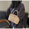 Niche Woven Bag Women's New Spring Versatile Messenger Bag Fashion Handbag Small Bag
