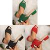 Summer Cross Strap Slide Sandals For Women With Rubber Sole And Wide Fit