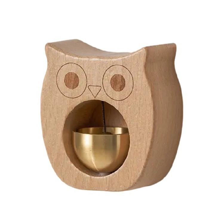 

Magnetic Wood Door Chimes Funny Animal Shape Doorbell Door Knocker for Shopkeepers and Home Decors Hanging Ornament