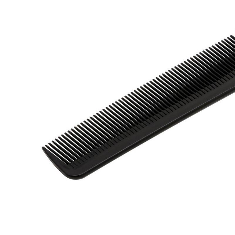 3pcs Hair Comb, Black Plastic Hairdressing Styling Fine Tooth Cutting Combs for Salon, Suits Most Kinds of Hair Types