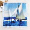 53cm Silk Square Scarf for Women: Elegant Korean Design for Spring, Summer, Autumn - Fashionable Digital Print Headscarf
