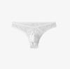 Men's breathable fishing net thong hollow three-dimensional U convex underwear mesh close-fitting trend sexy love briefs