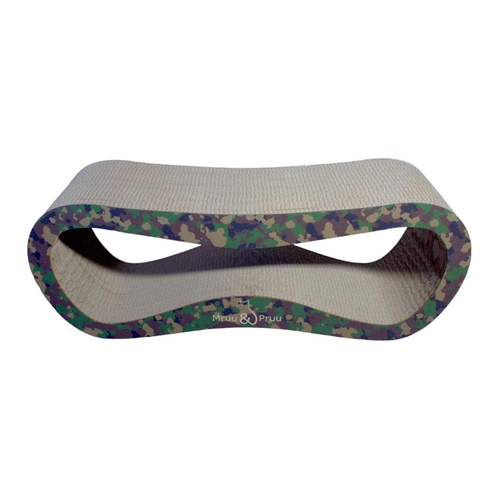 Leon cat scratching post | camo | 78x28x24 cm | MruuPruu