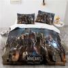 World of Warcraft Games Bedding Set Horde Banner Flag Printed Duvet Cover Set Pillowcase Twin Full Queen King Size Drop Shipping