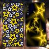 Phone Case for Samsung Galaxy A56 A36 A26 A06 A16 A24 A36 A54 A14 A42 A22 A20 A12 Soft TPU Yellow Star Cute Word Blue Creative