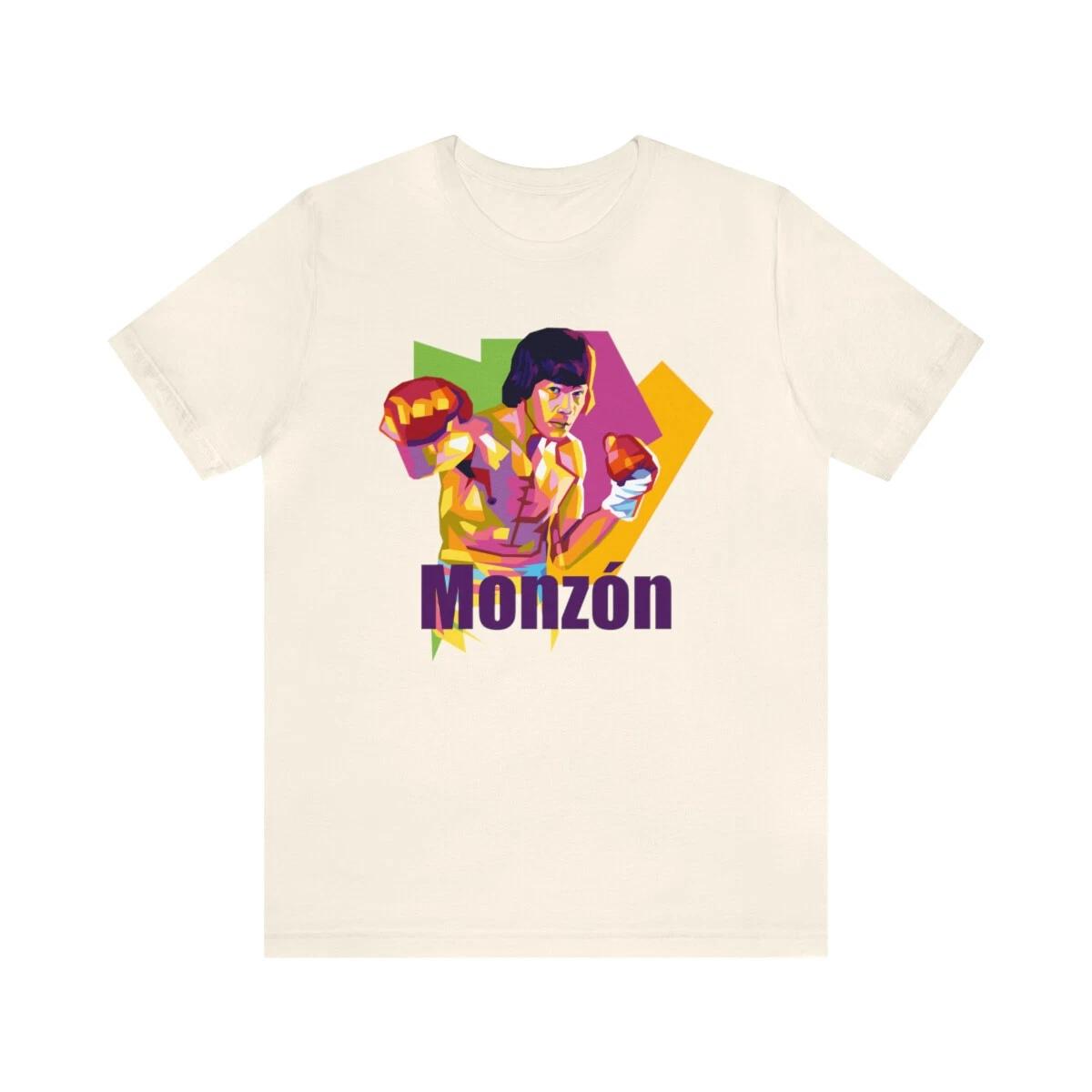 Carlos Monzon T shirt, Monzon Boxing T shirt, Unisex Argentina Boxing Champion S