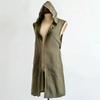 Medieval Men's Hooded Linen Ranger LARP Outerwear