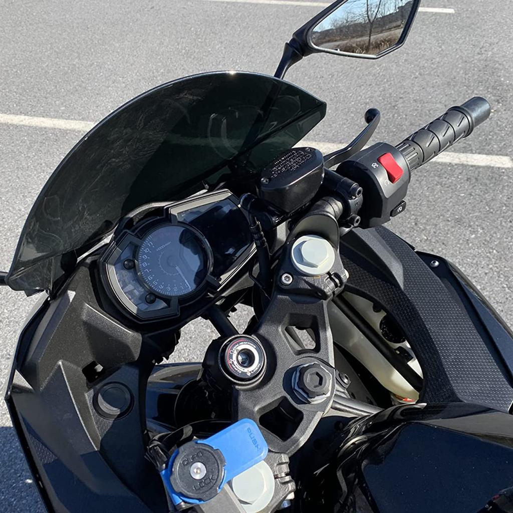 Compatible with Ninja Ninja and EX400 Front PC Glass Front Wind Deflector Front Body Mount Rain Motorcycle Custom Parts 400, 250, Models Windshield,