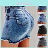 Womens Denim Mini Skirt With Stretch Cotton For Casual Street Style