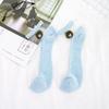 1 Pair of Transparent Lace Crystal Socks Breathable Ultra-thin Ankle Socks Summer Girl Stretch Socks