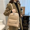 Ladies' Shoulder Bag, Double-shoulder Women's Bag, Casual and Fashionable Crocodile-patterned Backpack