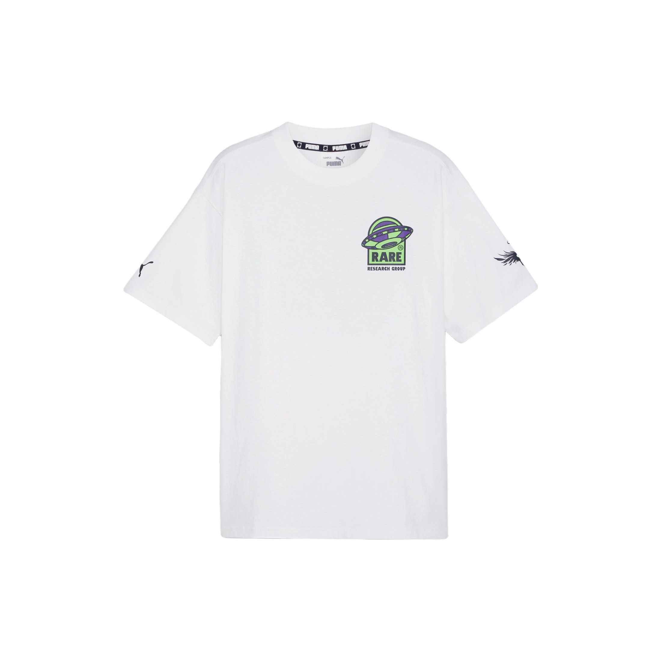 

Puma X Lamelo Принт Буквы Повседневная Футболка с Круглым Вырезом и Коротким Рукавом Мужские Топы Белый 62288701 S