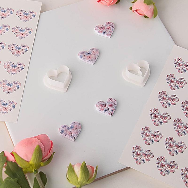 Water Soluble Clay Transfer Paper for Clay Earrings