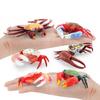 Vividly Colored Pvc Crab Model Featuring Realistic Design Perfect For Collectors And Decor Home