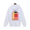 Casablanca Autumn/Winter Terry Cloth Hoodie with Letter Color Print