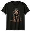 Shaggy Dog Winter Animal Graphic Tee Unisex Unisex Unisex T Shirt Cozy