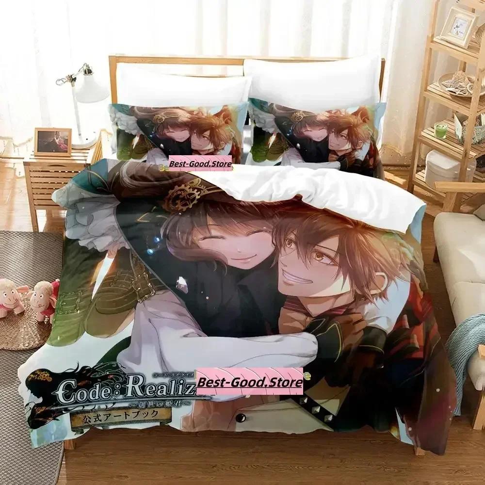 Code Realize Guardian of Rebirth Bettwäsche-Set Druck Mit Kissenbezug Bettdecke Weich Einzel Doppel Queen Super King Größe