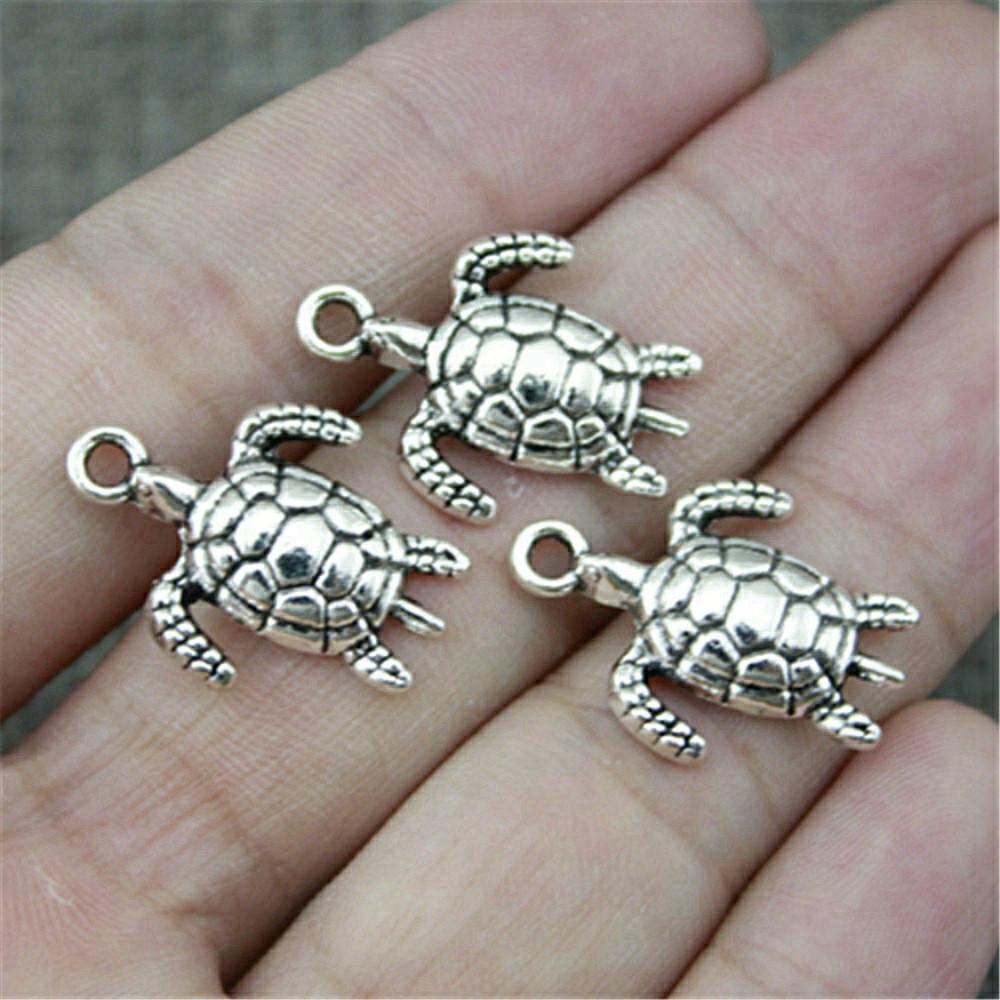 Charms Turtle Sea Turtle Pendants Minimalist Jewelry Components QC133