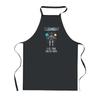 Kitchen Apron - PLANETEE - Clément - Black - Breton Print - 90x60 Cm