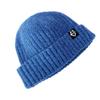 EIGHTVOLUME Ev Fleece-Lined Ribbed Short Beanie (Blue)