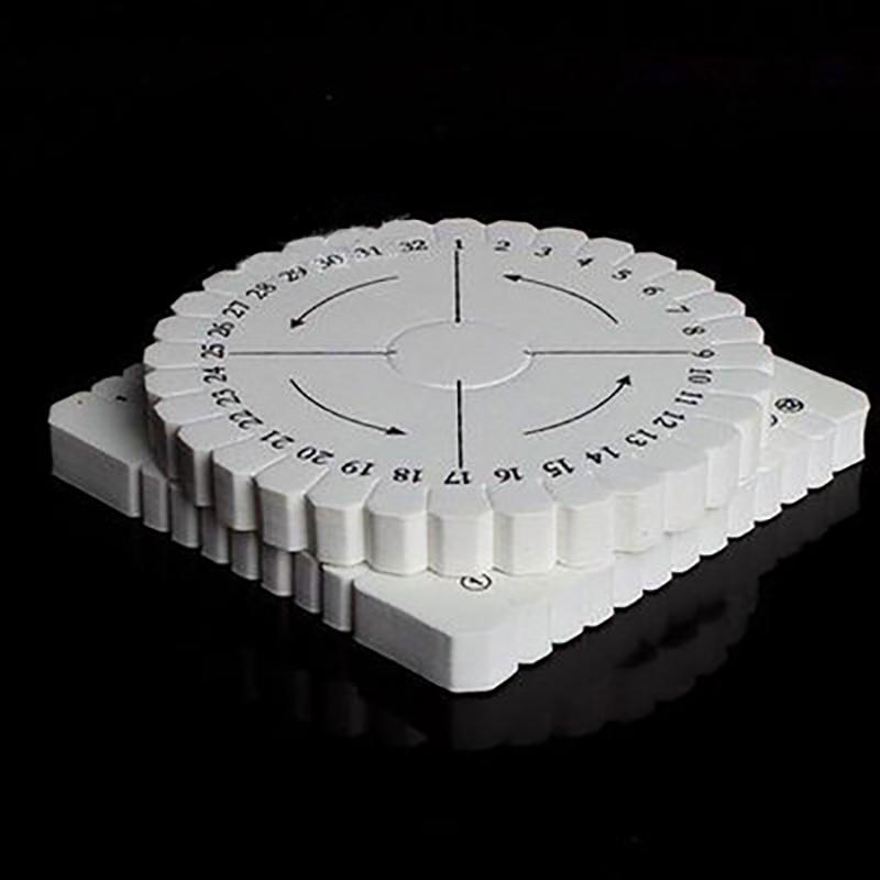 Round&Squarebracelet Knitting Disc Dis Tray Knitting Weavingjewelry Desgin Board