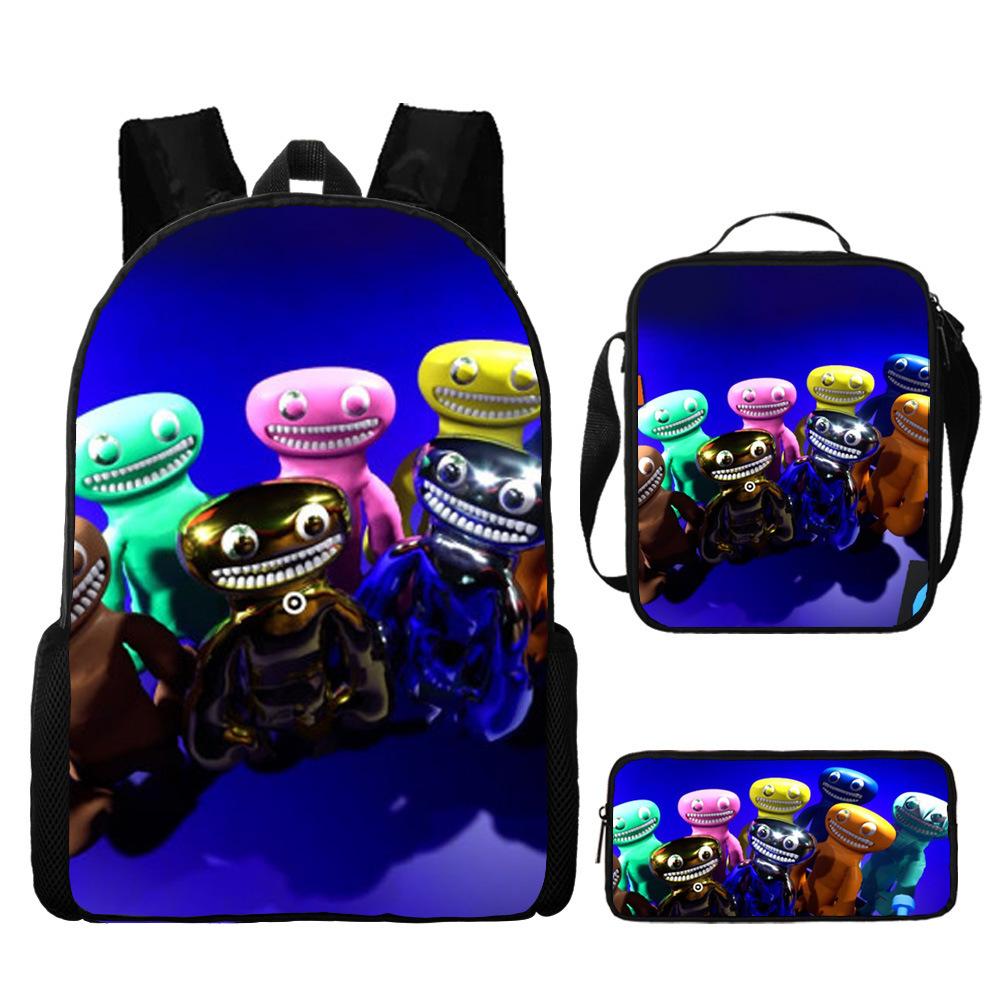 Traditional Creative Cool Total Drama 3D Pattern Pupil Schoolbags For All Oxford Water-resistant Laptop Versatile Journey Rucksacks