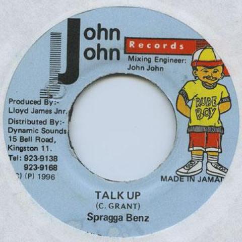 

7inch Record SPRAGGA BENZ - Talk Up John John 1996 Jamaica Reggae, Ska & Dub