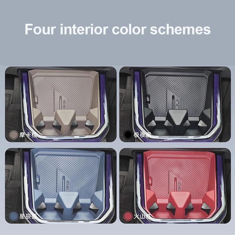 For BMW X3 G45 2024 2025 2026 Car Central Control Wireless Charging Silicone Pad Water Cup Holder Pad Interior Auto Accessories