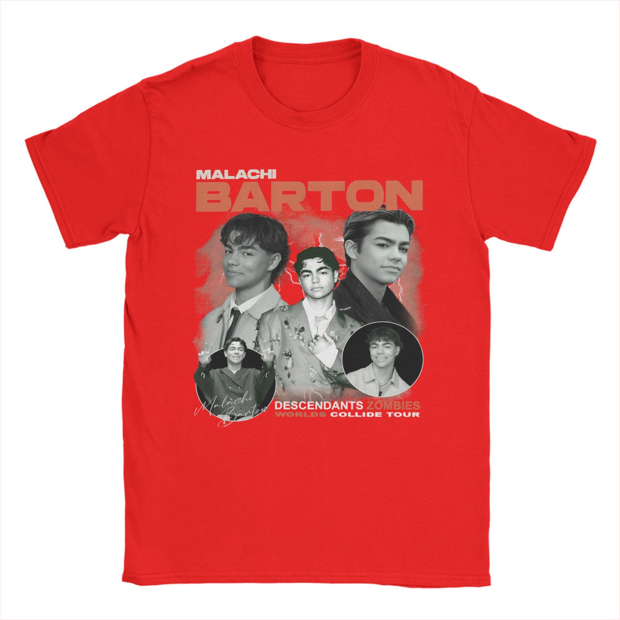 

Malachi Barton Tee Shirt for Unisex Women Print T Shirts 100 Cotton Clothing S