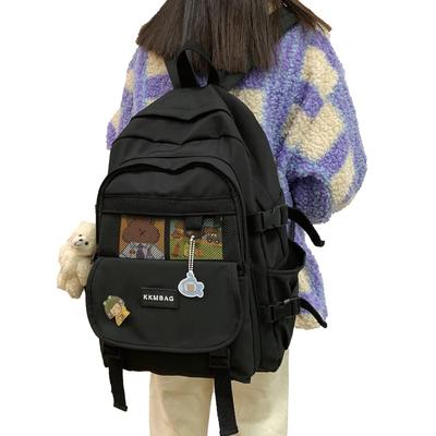 ZESU Korean Women's Large Capacity Backpack for School and High School Students, Lightweight, for Women, Commuting, Students, Travel, School, and