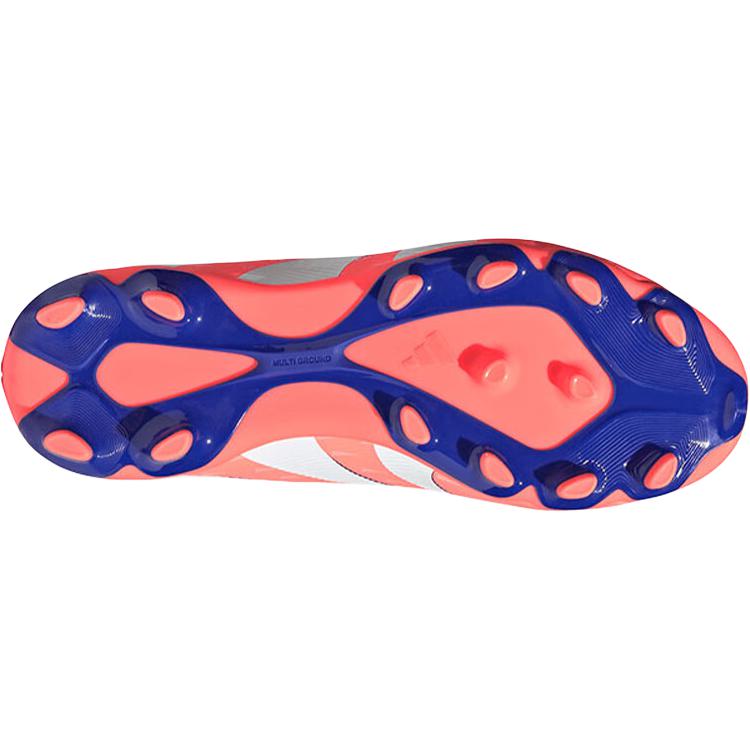 Adidas Predator League Comfortable Soft Non-Slip Shock Absorbing Wear-Resistant Low-Top Soccer Shoes Kids Soccer Shoes Pink White Orange JI1145