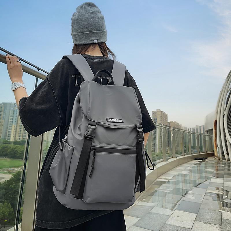 Жіночий рюкзак Чоловічий рюкзак великої місткості для подорожей на відкритому повітрі Нейлоновий студентський шкільний рюкзак