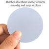 2pcs Car Big Eye Interior Coaster Wear-Resistant and Absorbent Leather Non-Slip Anti-Shock Anti-Water Leakage Proof Cup Holders 5