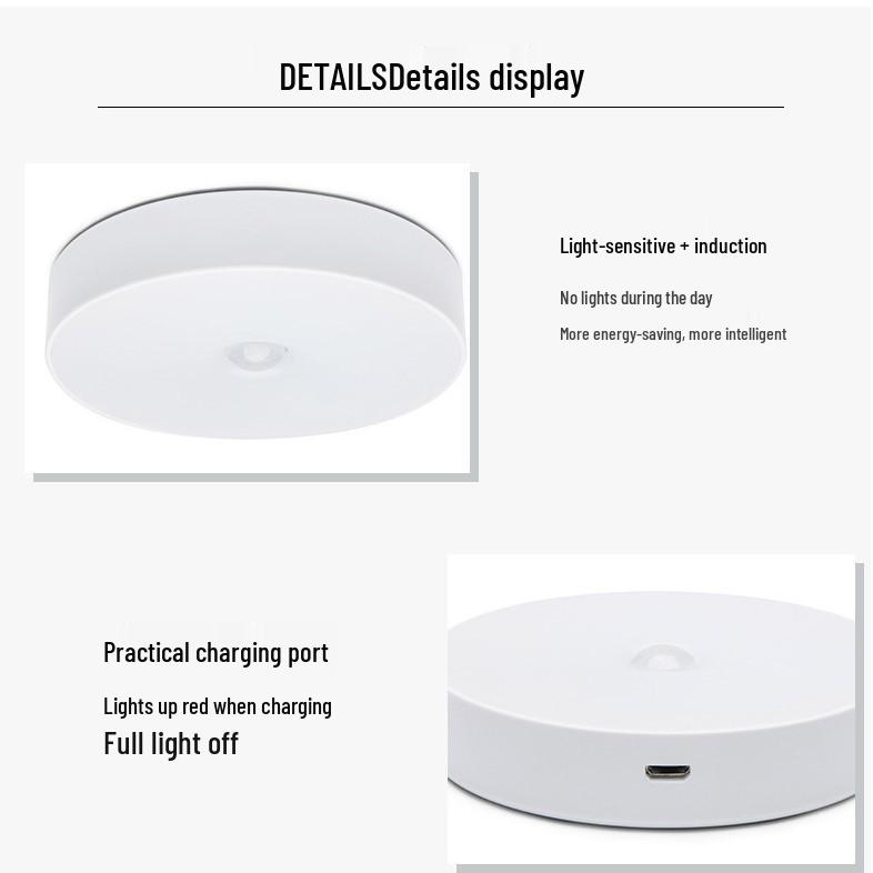 Kindergarten LED Night Light with Motion and Light Sensors