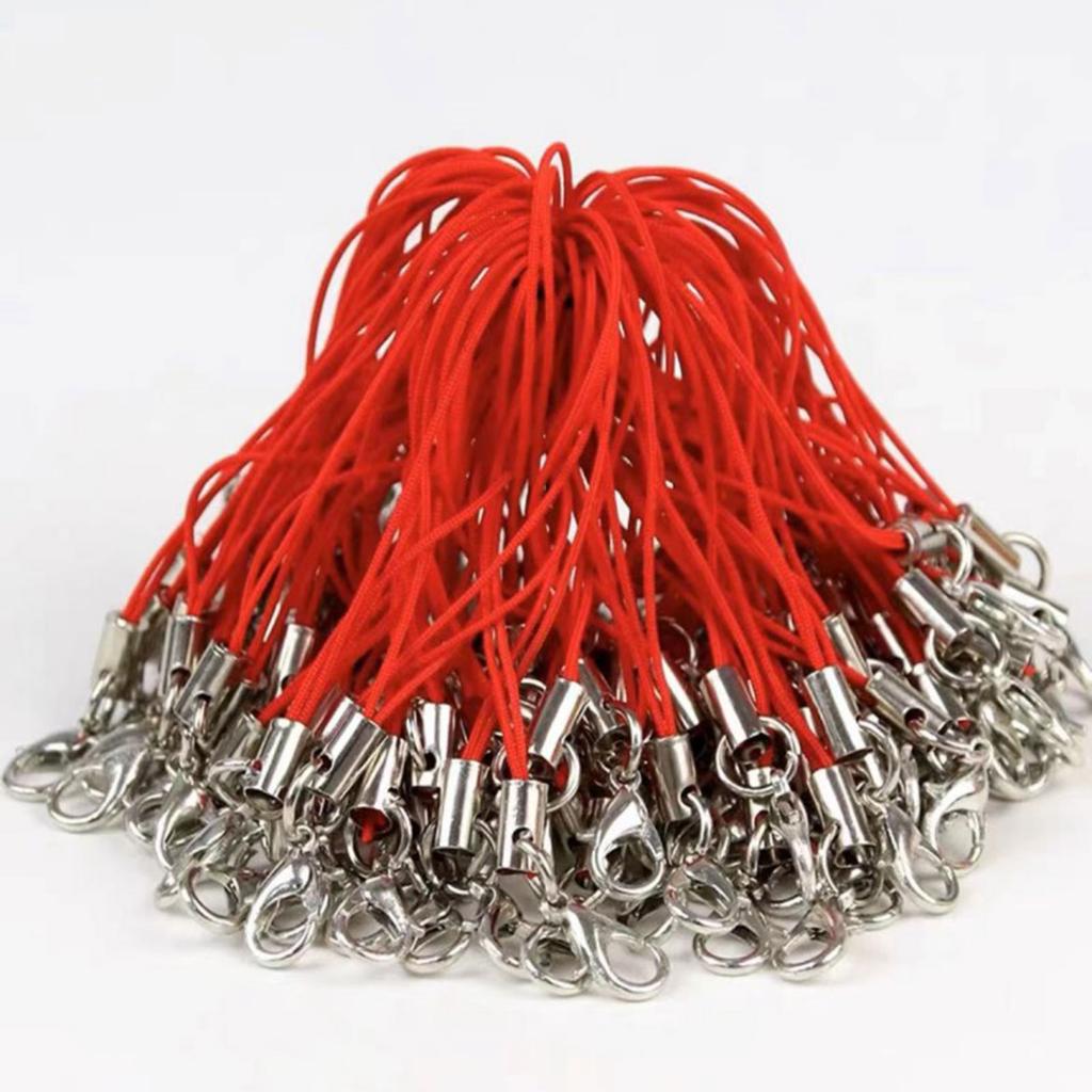 Stylish Wrist Lanyard Carabiner DIY Phone Lanyard Perfect Phone Accessories Phone Chain for USB Drives Jewelry Crafts