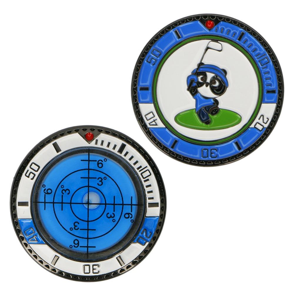 

High Precision Golf Tools Leveler Clear&Transparent Golf Spirit Level Outdoor Sports синий