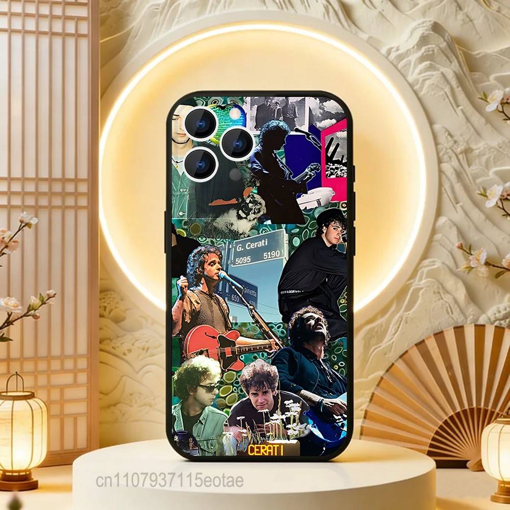 

Singer Gustavo C-Cerati S-Soda-S Phone Case For iPhone 17,16,15,14,13,12,11,Pro,Max,Plus,E,Air,Mini Protective Black Cover iPhone16promax