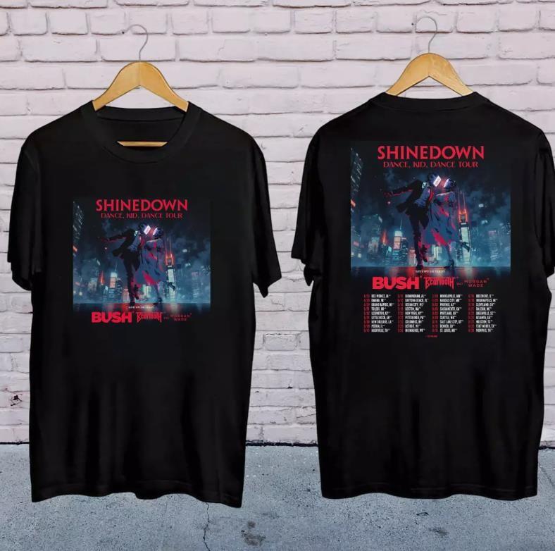 Shinedown Dance Tour 2025 Shirt  Shinedown Band Concert 2025 T-Shirt Unisex T-Shirt XXXXL