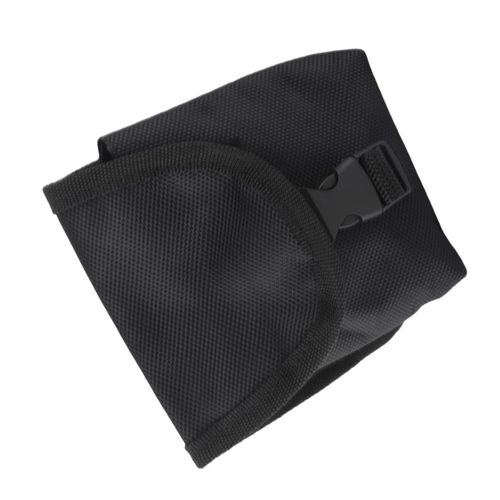 Diving Weight Pocket Pack Oxford Cloth  Diving Spare Weight Storage Bag  with Quick Release Buckle Black Diving Weight Pocket
